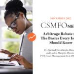 Arbitrage Rebate 101 CSMFO News
