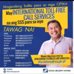 SSS Domestic And International Toll Free Hotline Telephone Numbers